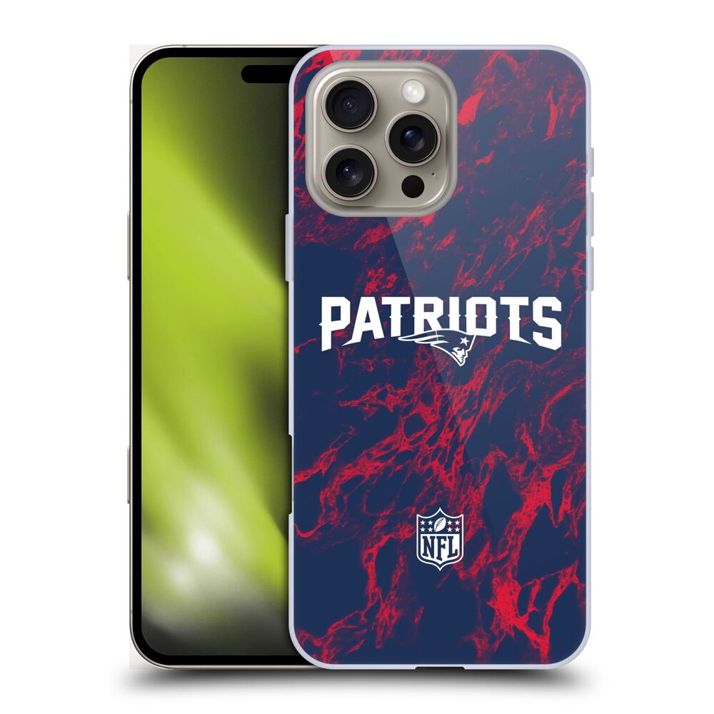 NEW ENGLAND PATRIOTS(NFL) パッツ パッツ - Coloured Marble ハード case / Apple iPhoneケース - PGS