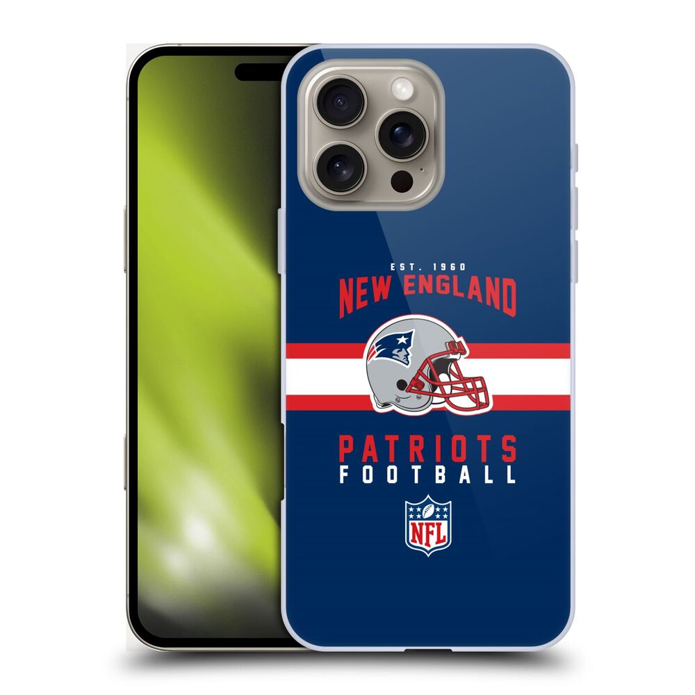 NEW ENGLAND PATRIOTS(NFL) パッツ パッツ - Helmet Typography ハード case / Apple iPhoneケース - PGS