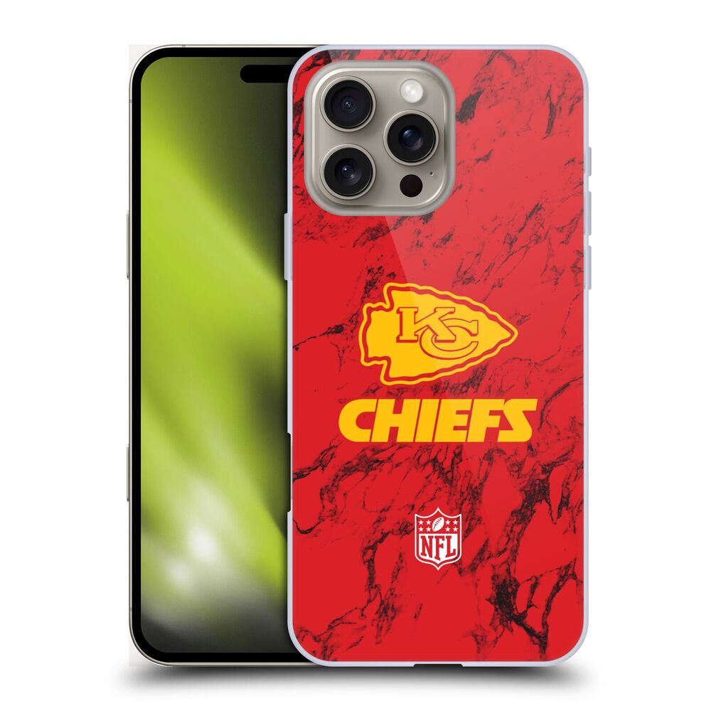 KANSAS CITY CHIEFS(NFL) カンザスシティチーフス カンザスシティチーフス - Coloured Marble ハード case / Apple iPhoneケース - PGS