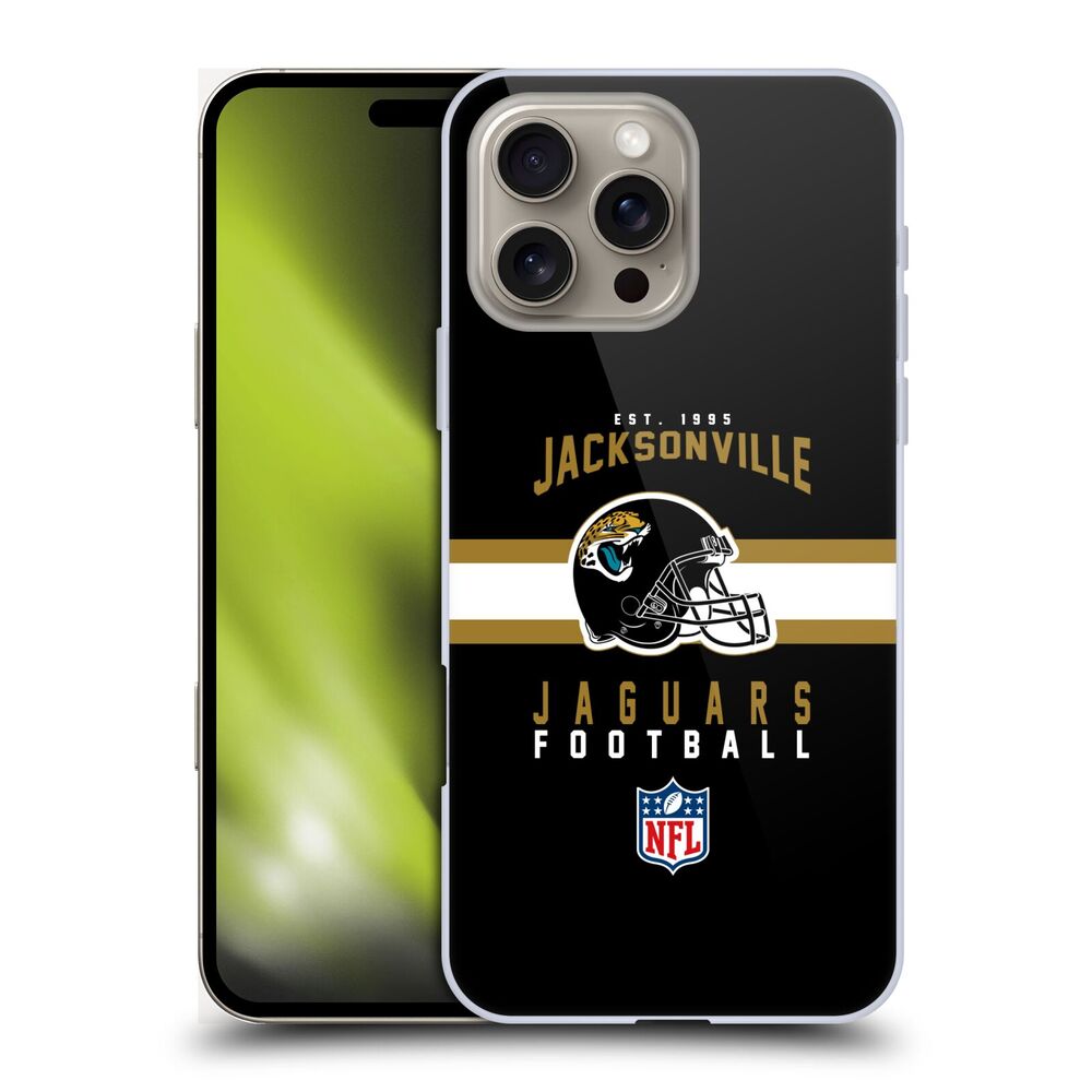 JACKSONVILLE JAGUARS(NFL) ジャクソンビルジャガーズ ジャクソンビルジャガーズ - Helmet Typography ハード case / Apple iPhoneケース - PGS