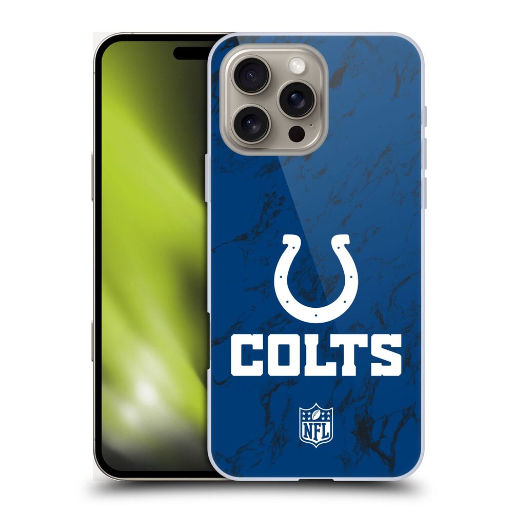 INDIANAPOLIS COLTS(NFL) インディアナポリスコルツ インディアナポリスコルツ - Coloured Marble ハード case / Apple iPhoneケース - PGS