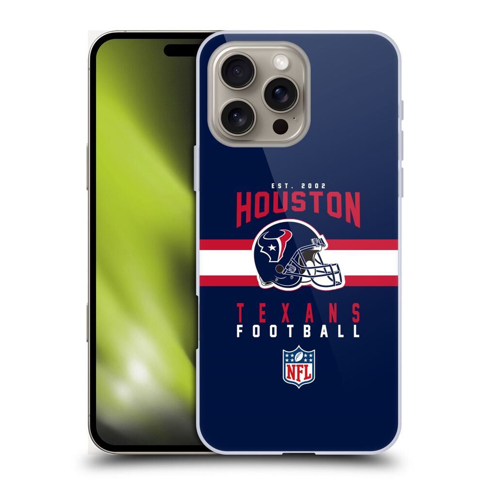 HOUSTON TEXANS(NFL) ヒューストンテキサンズ ヒューストンテキサンズ - Helmet Typography ハード case / Apple iPhoneケース - PGS