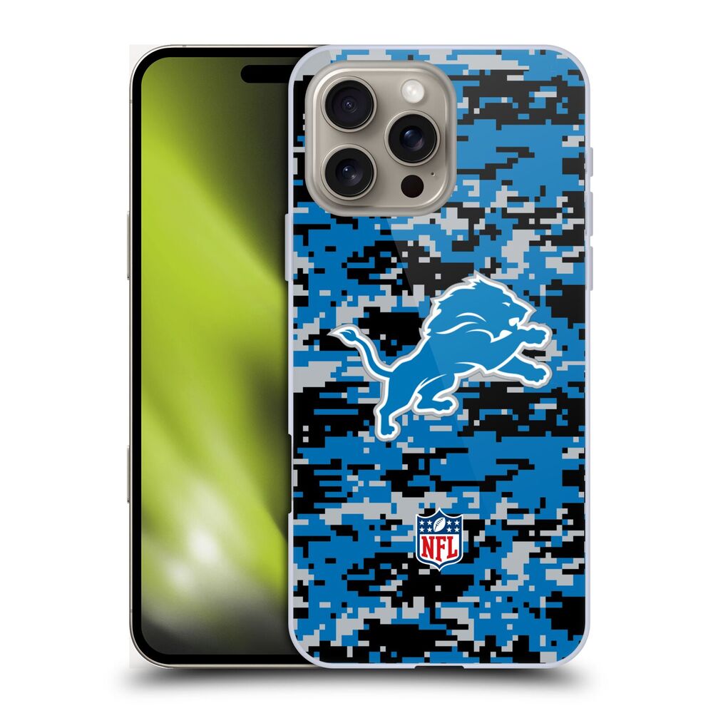 DETROIT LIONS(NFL) デトロイトライオンズ デトロイトライオンズ - Digital Camouflage ハード case / Apple iPhoneケース - PGS