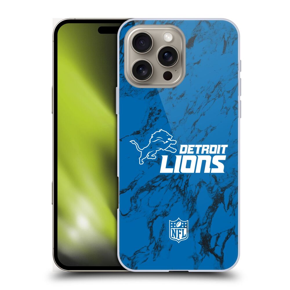DETROIT LIONS(NFL) デトロイトライオンズ - Coloured Marble ハード case / Apple iPhoneケース - PGS