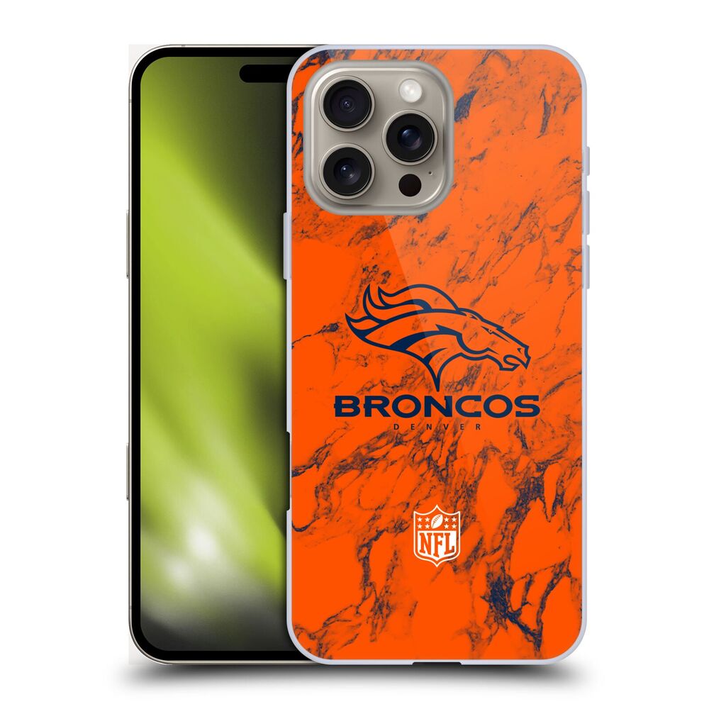 DENVER BRONCOS(NFL) デンバーブロンコス デンバーブロンコス - Coloured Marble ハード case / Apple iPhoneケース - PGS