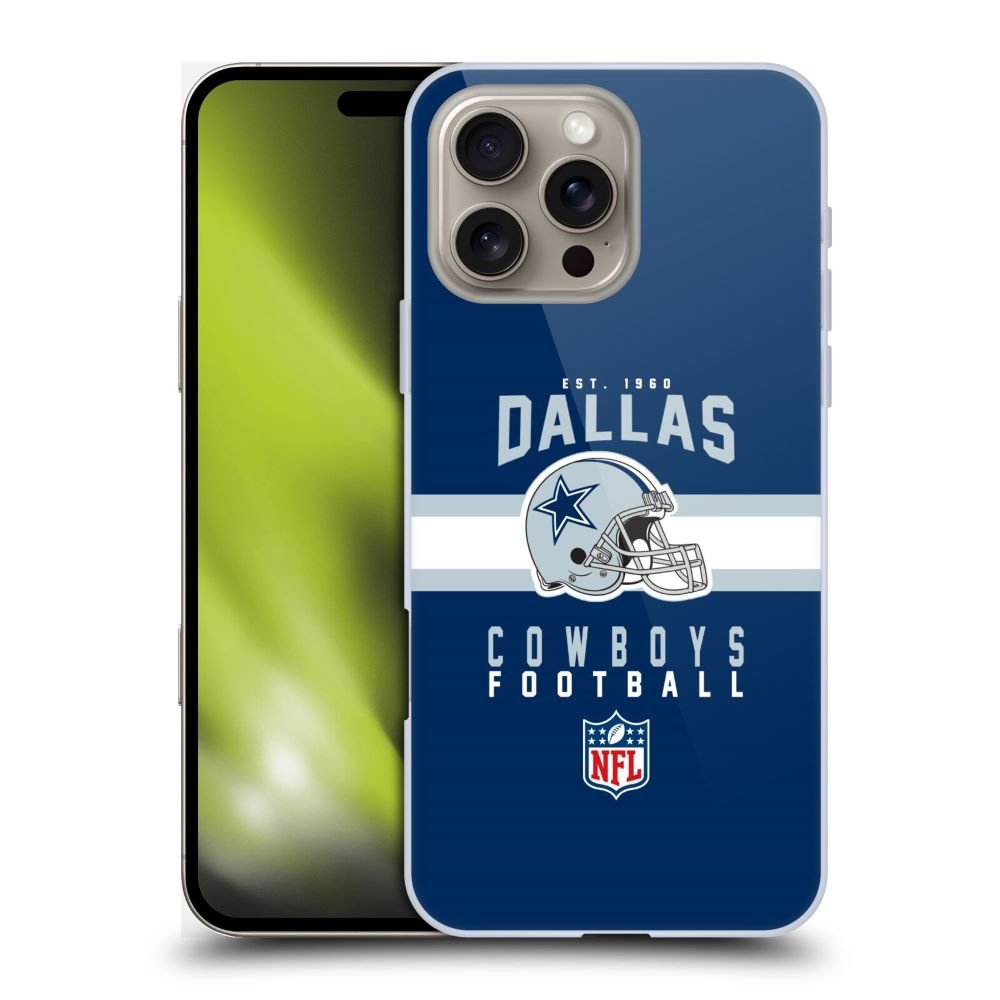 DALLAS COWBOYS(NFL) ダラスカウボーイズ ダラスカウボーイズ - Helmet Typography ハード case / Apple iPhoneケース - PGS