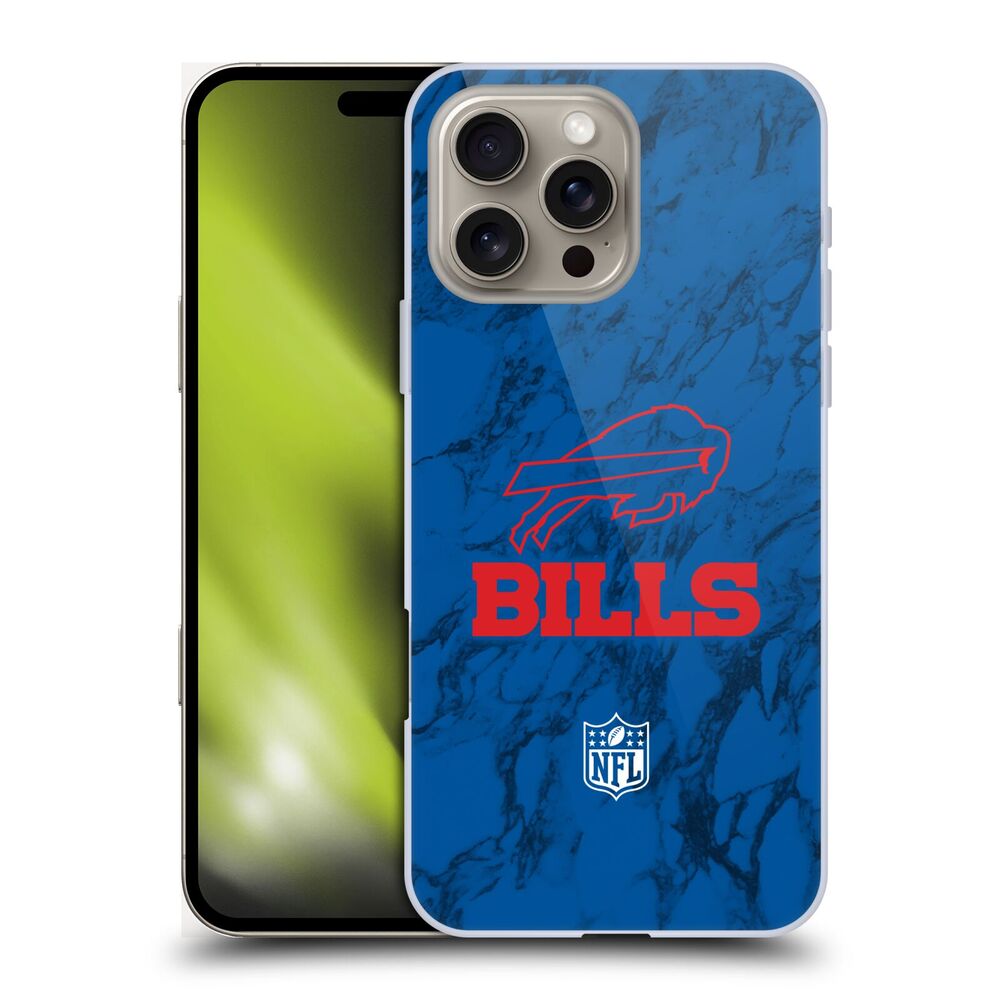 BUFFALO BILLS(NFL) バッファロービルズ バッファロービルズ - Coloured Marble ハード case / Apple iPhoneケース - PGS