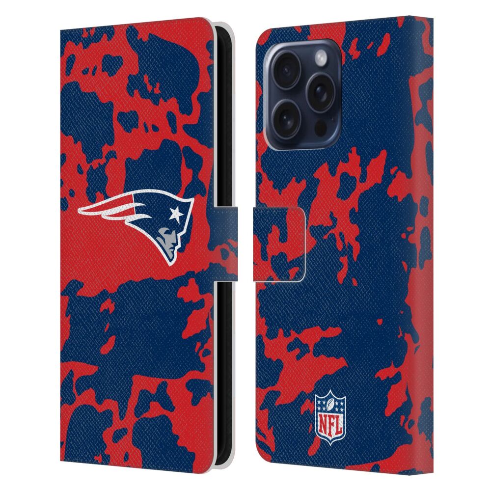 NEW ENGLAND PATRIOTS(NFL) パッツ パッツ - Cow Animal Printレザー手帳型 / Apple iPhoneケース - PGS