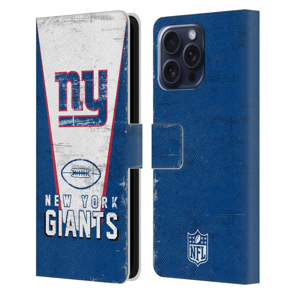 NEW YORK GIANTS(NFL) ニューヨークジャイアンツ ニューヨークジャイアンツ - Banner レザー手帳型 / Apple iPhoneケース - PGS