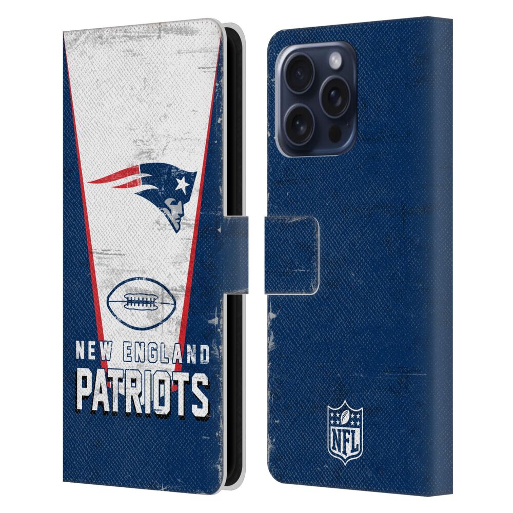 NEW ENGLAND PATRIOTS(NFL) パッツ パッツ - Banner レザー手帳型 / Apple iPhoneケース - PGS