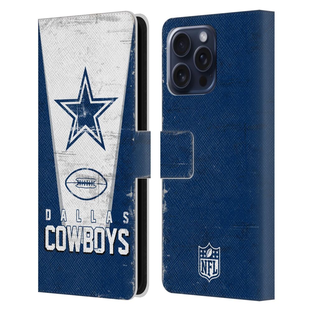 DALLAS COWBOYS(NFL) ダラスカウボーイズ ダラスカウボーイズ - Banner レザー手帳型 / Apple iPhoneケース - PGS