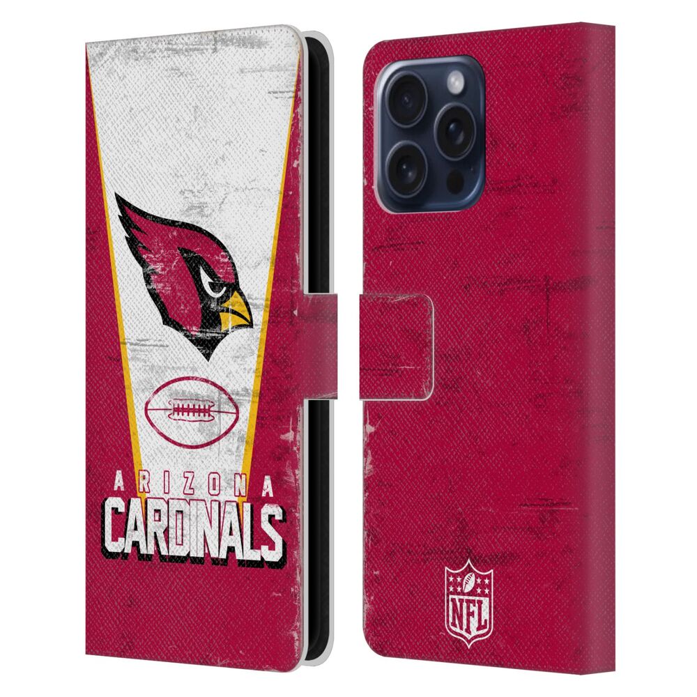 ARIZONA CARDINALS(NFL) アリゾナカージナルス アリゾナカージナルス - Banner レザー手帳型 / Apple iPhoneケース - PGS