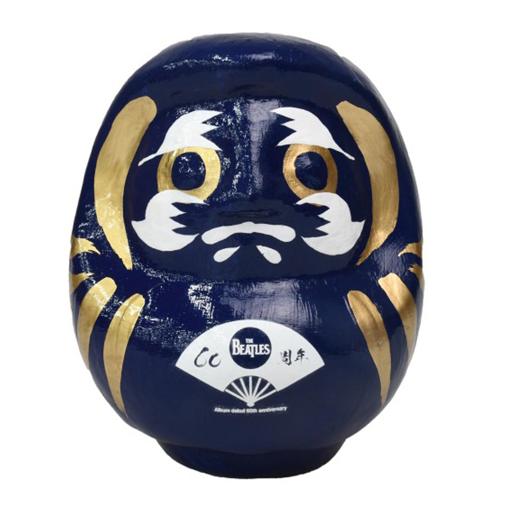 THE BEATLES - (来日 60周年 ) - meets Japanese traditional craft Album debut 60th anniversary / ダルマ / 扇子柄 / 大 / 青色
