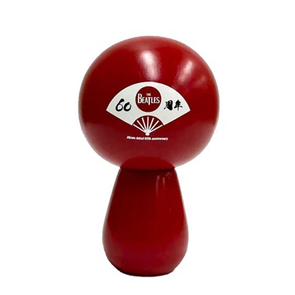 THE BEATLES ビートルズ (結成 65周年 ) - meets Japanese traditional craft Album debut 60th anniversary / こけし / 小 / 赤色 / インテリア置物 - PGS