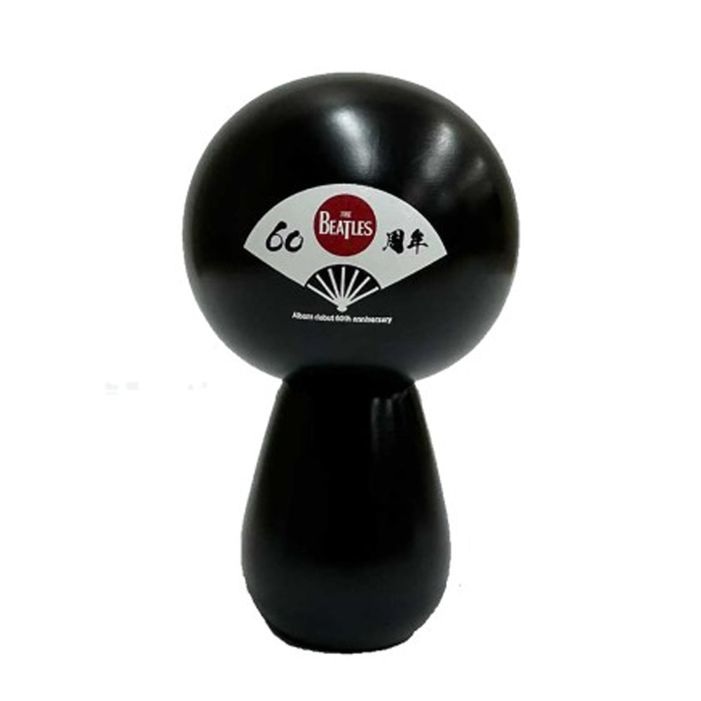 THE BEATLES (65th anniversary of formation) - meets Japanese traditional craft Album debut 60th anniversary / Kokeshi / small / black / interior ornament