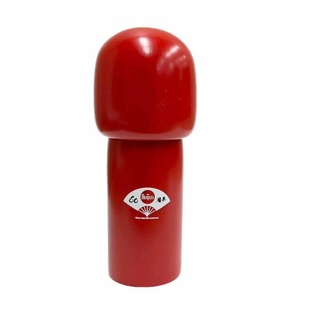 THE BEATLES ビートルズ (結成 65周年 ) - meets Japanese traditional craft Album debut 60th anniversary / こけし / 中 / 赤色 / インテリア置物 - PGS