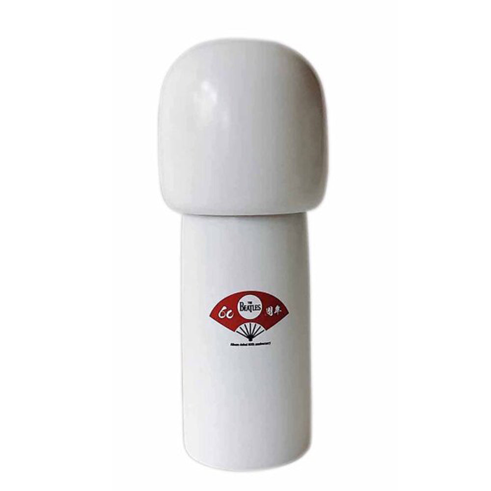 THE BEATLES (65th anniversary of formation) - meets Japanese traditional craft Album debut 60th anniversary / Kokeshi / Medium / White / Interior ornament