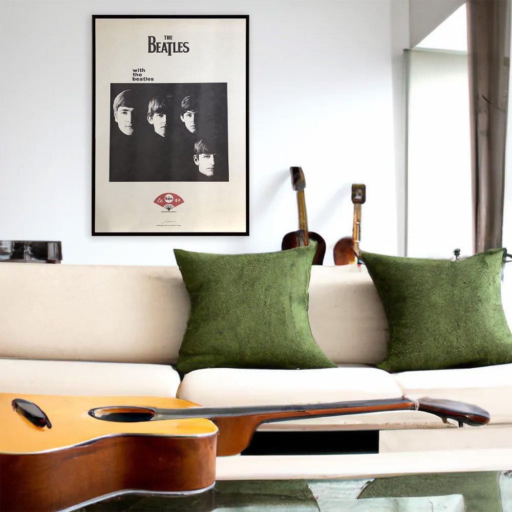 THE BEATLES ビートルズ (結成 65周年 ) - meets Japanese traditional craft Album debut 60th anniversary / 越前和紙 / WITH THE BEATLES / ポスター - PGS