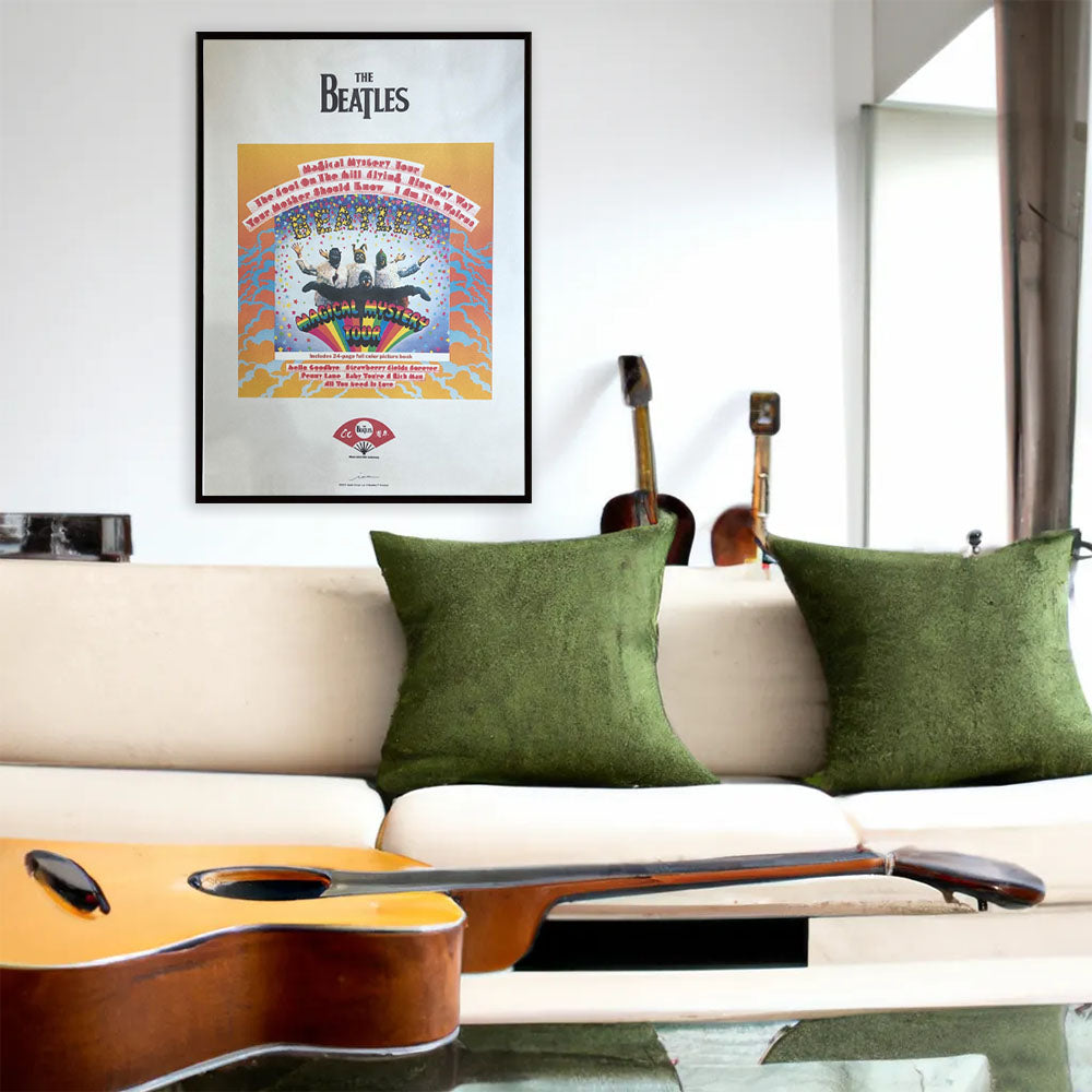 THE BEATLES ビートルズ (来日 60周年 ) - meets Japanese traditional craft Album debut 60th anniversary / 越前和紙 / MAGICAL MYSTERY TOUR / ポスター