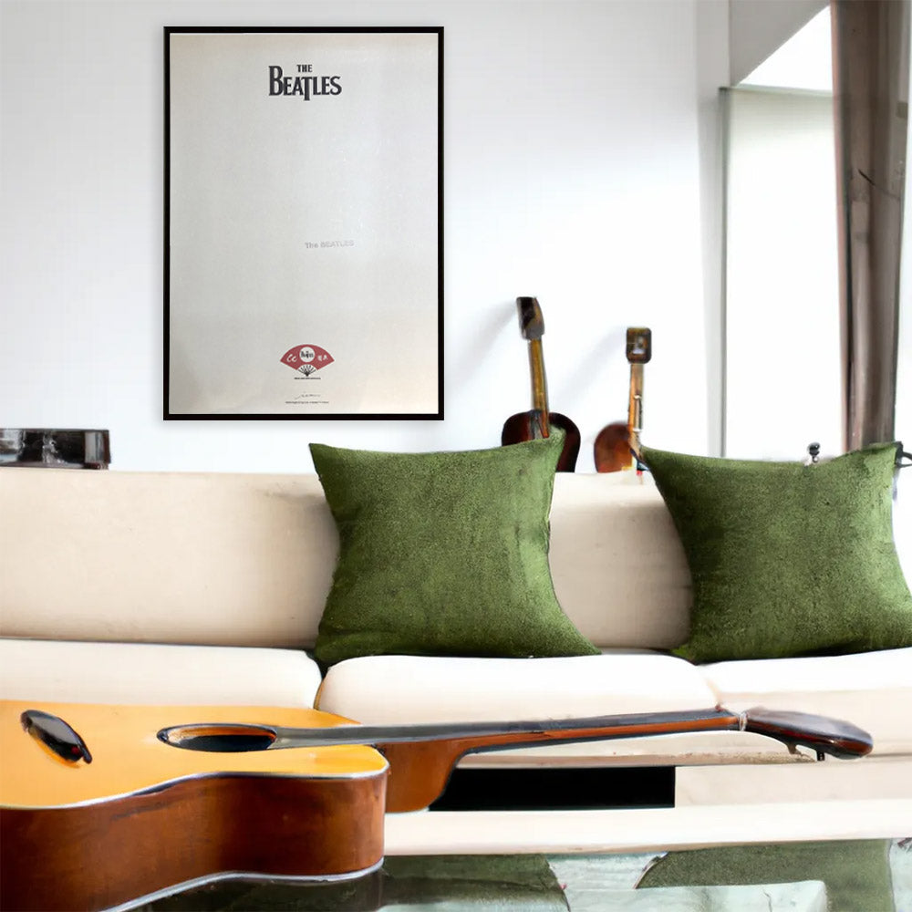 THE BEATLES ビートルズ (来日 60周年 ) - meets Japanese traditional craft Album debut 60th anniversary / 越前和紙 / WHITE ALBUM / ポスター