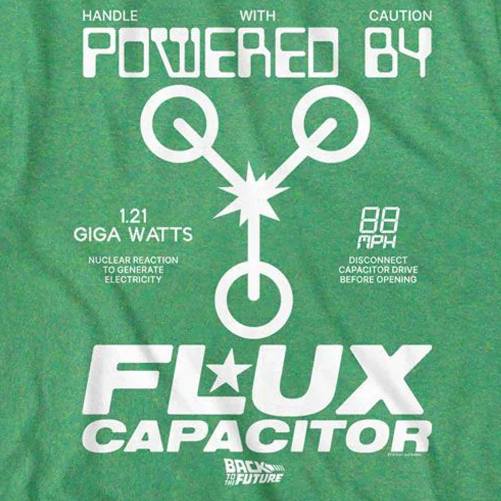 BACK TO THE FUTURE バックトゥザフューチャー (劇場公開 40周年 ) - POWERED BY / Tシャツ / メンズ