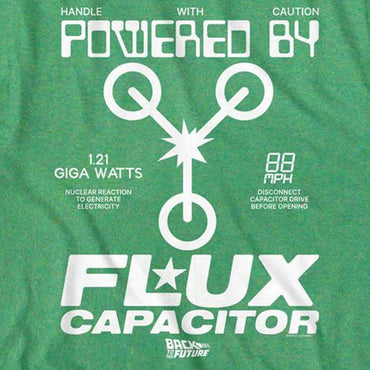 BACK TO THE FUTURE バックトゥザフューチャー (劇場公開 40周年 ) - POWERED BY / Tシャツ / メンズ