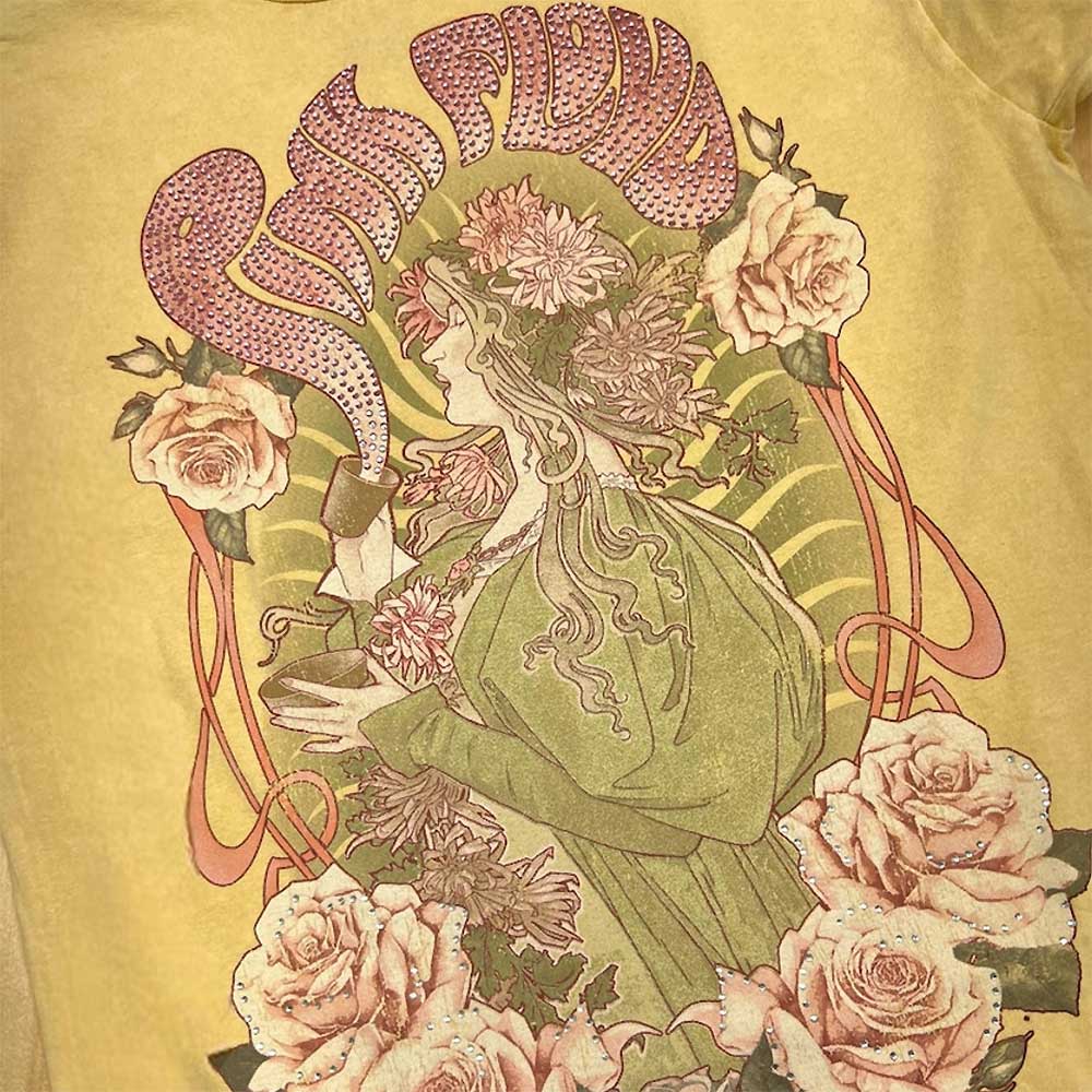 PINK FLOYD ピンクフロイド (結成 60周年 ) - PINK LADY MINERAL WASH / タイダイ / Tシャツ / メンズ - PGS