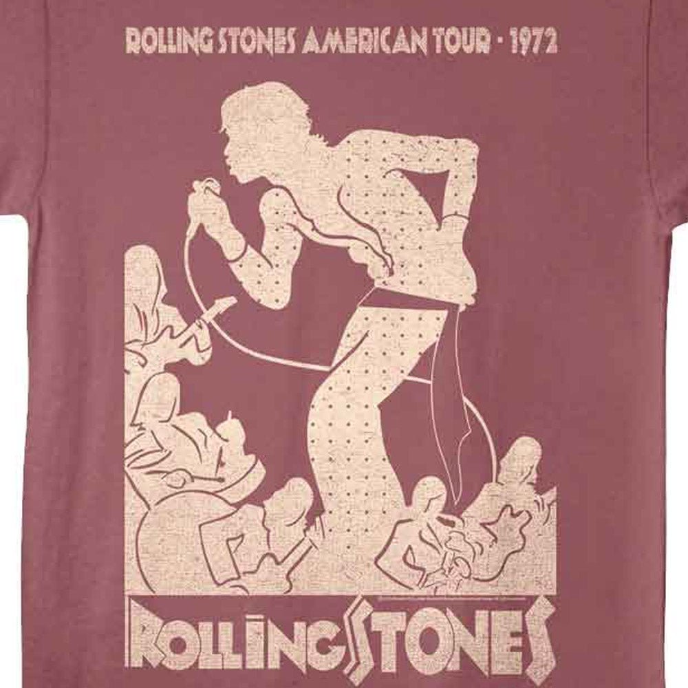 ROLLING STONES ローリングストーンズ (来日 35周年 記念 ) - AMERICAN TOUR 1972 (復刻ツアーTシリーズ) / Tシャツ / メンズ - PGS