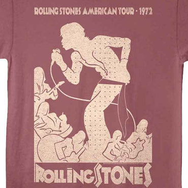 ROLLING STONES ローリングストーンズ (来日 35周年 記念 ) - AMERICAN TOUR 1972 (復刻ツアーTシリーズ) / Tシャツ / メンズ - PGS