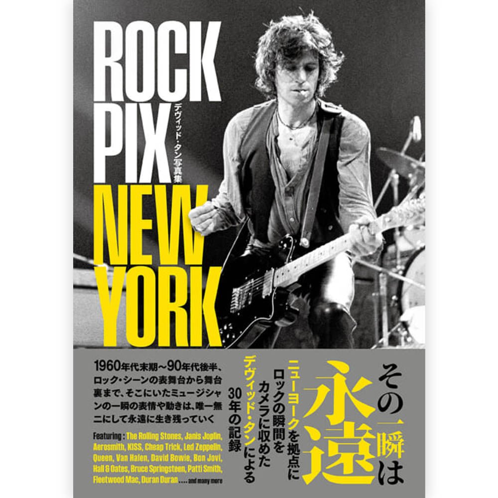 ROLLING STONES ローリングストーンズ (来日 35周年 記念 ) - ROCK PIX NEW YORK デヴィッド・タン写真集 / 写真集 - PGS
