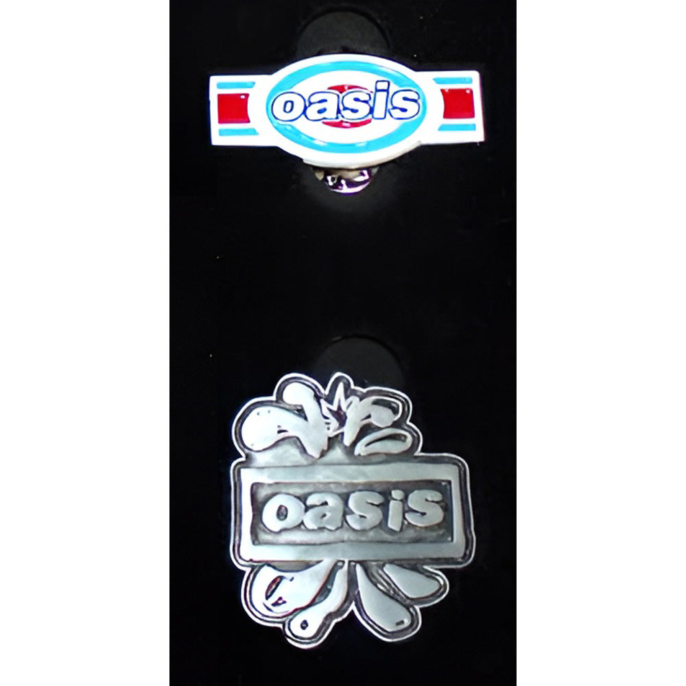 OASIS オアシス (結成 35周年 ) - Collectable Pin Badge Set / 6個セット / バッジ