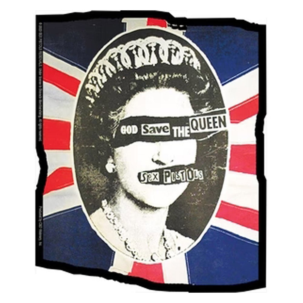SEX PISTOLS セックスピストルズ - UK Flag Queen / ステッカー - PGS