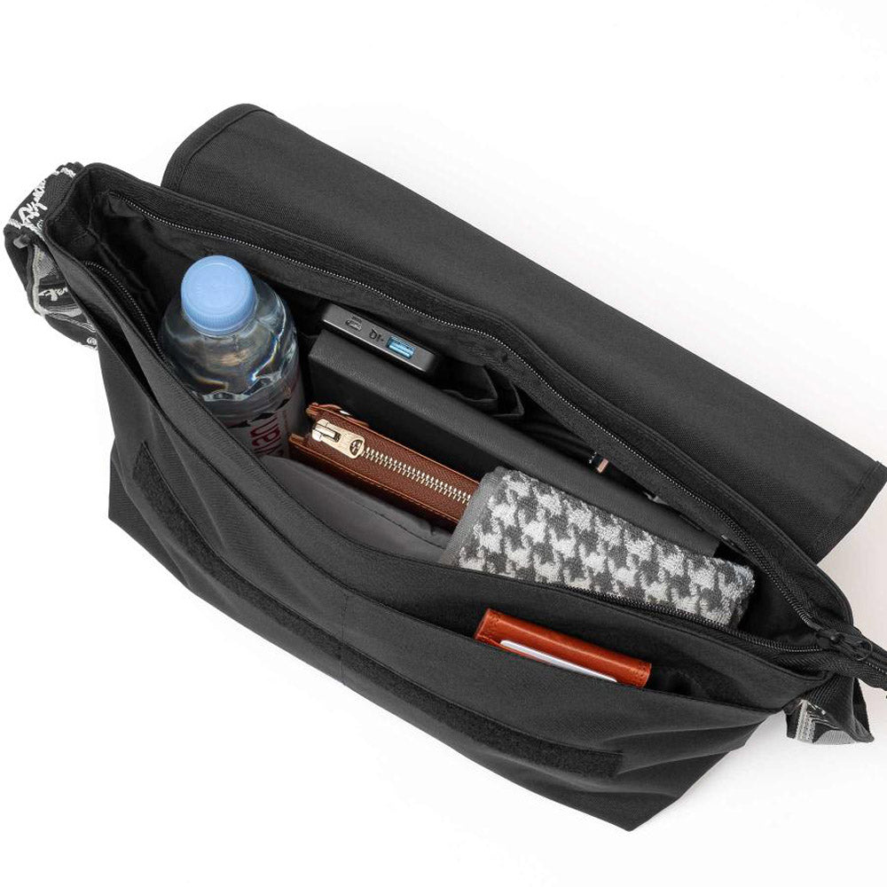 FENDER - Flap Shoulder Bag with Gray Strap