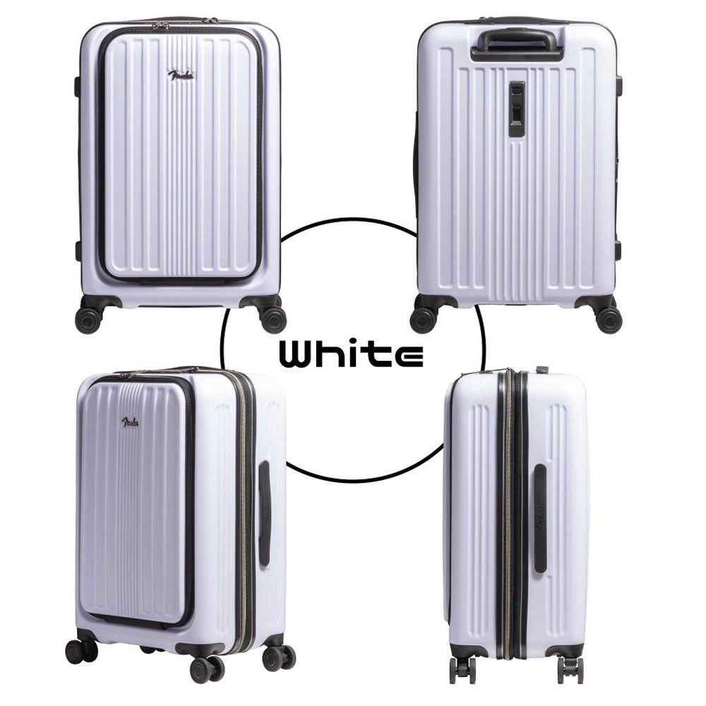 FENDER (80th Anniversary) - Suitcase / Expandable / White / Carry Case