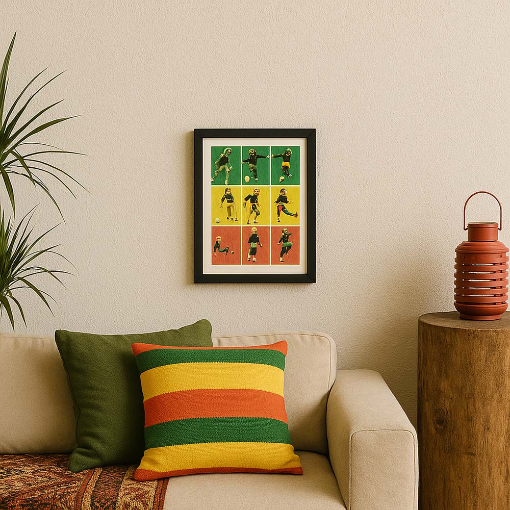 BOB MARLEY Bob Marley (80th Anniversary) - Football / Interior Frame