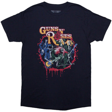 GUNS N ROSES ガンズアンドローゼズ (結成 40周年 ) - Was Here / バックプリントあり / Tシャツ / メンズ - PGS
