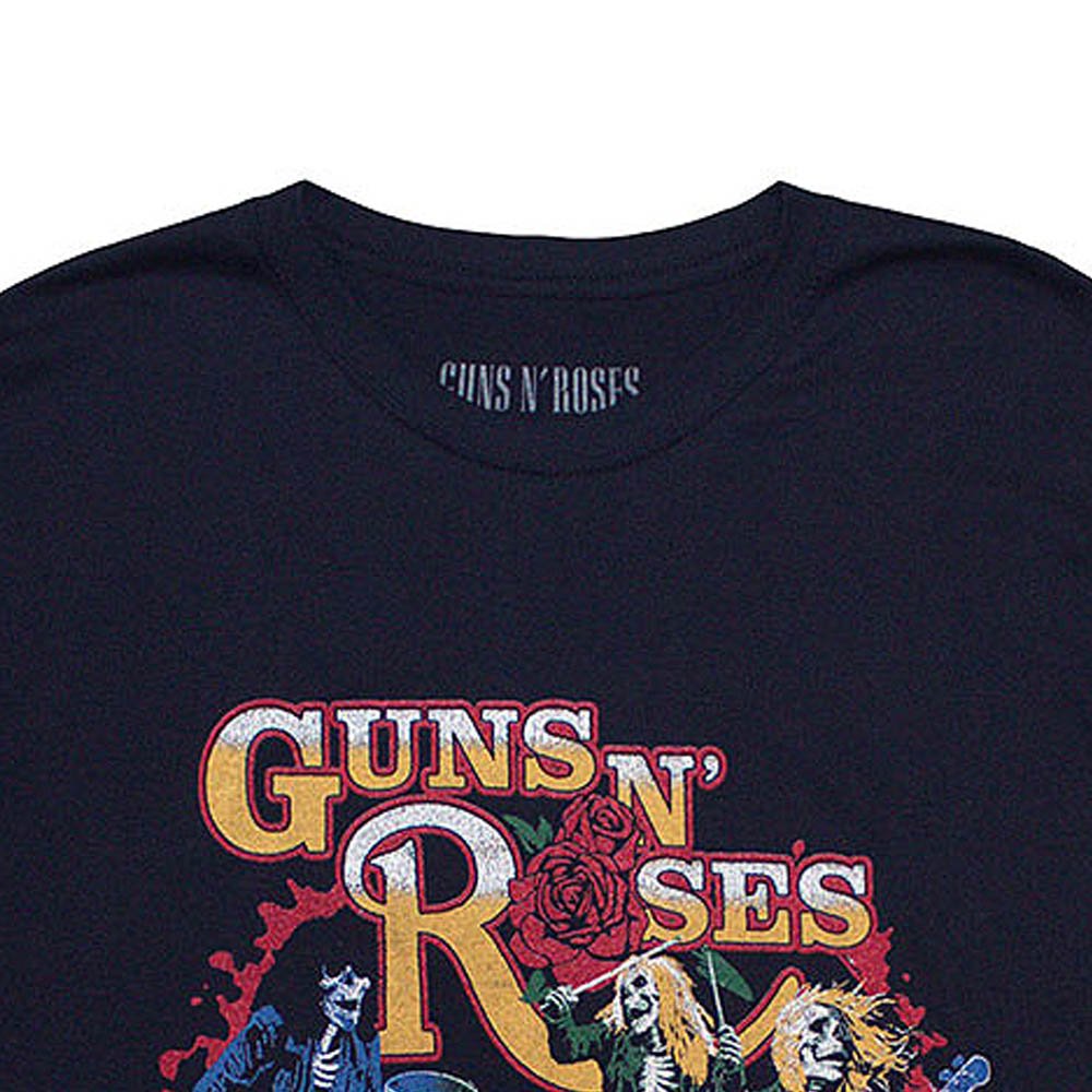 GUNS N ROSES ガンズアンドローゼズ (結成 40周年 ) - Was Here / バックプリントあり / Tシャツ / メンズ - PGS