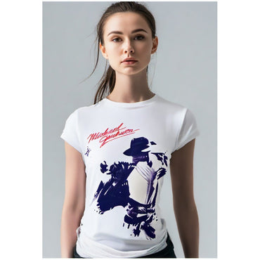 MICHAEL JACKSON マイケルジャクソン (2026年 映画公開 ) - KING OF POP PORTRAIT / Amplified( ブランド ) / レア / Tシャツ / レディース - PGS