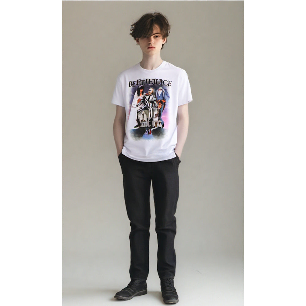 BEETLEJUICE ビートルジュース - Poster White / Tシャツ
