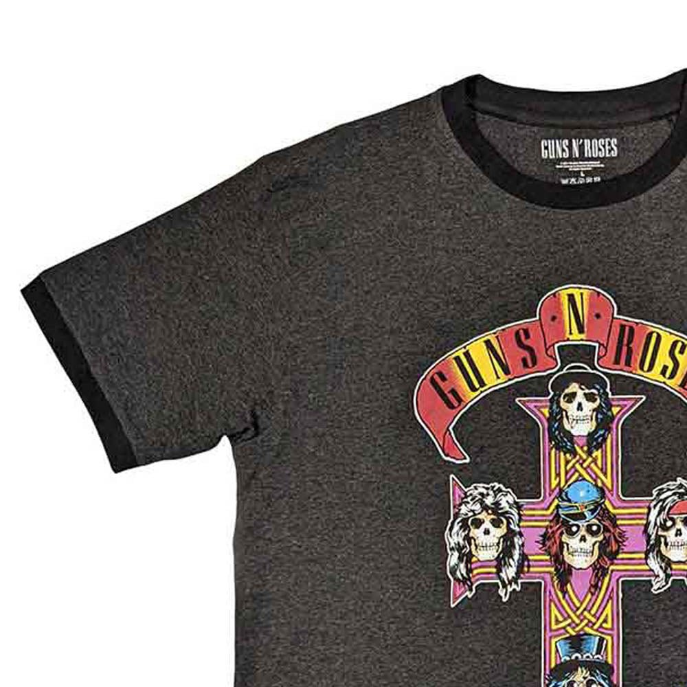 GUNS N ROSES ガンズアンドローゼズ (結成 40周年 ) - Appetite for Destruction / リンガー / Tシャツ / メンズ - PGS