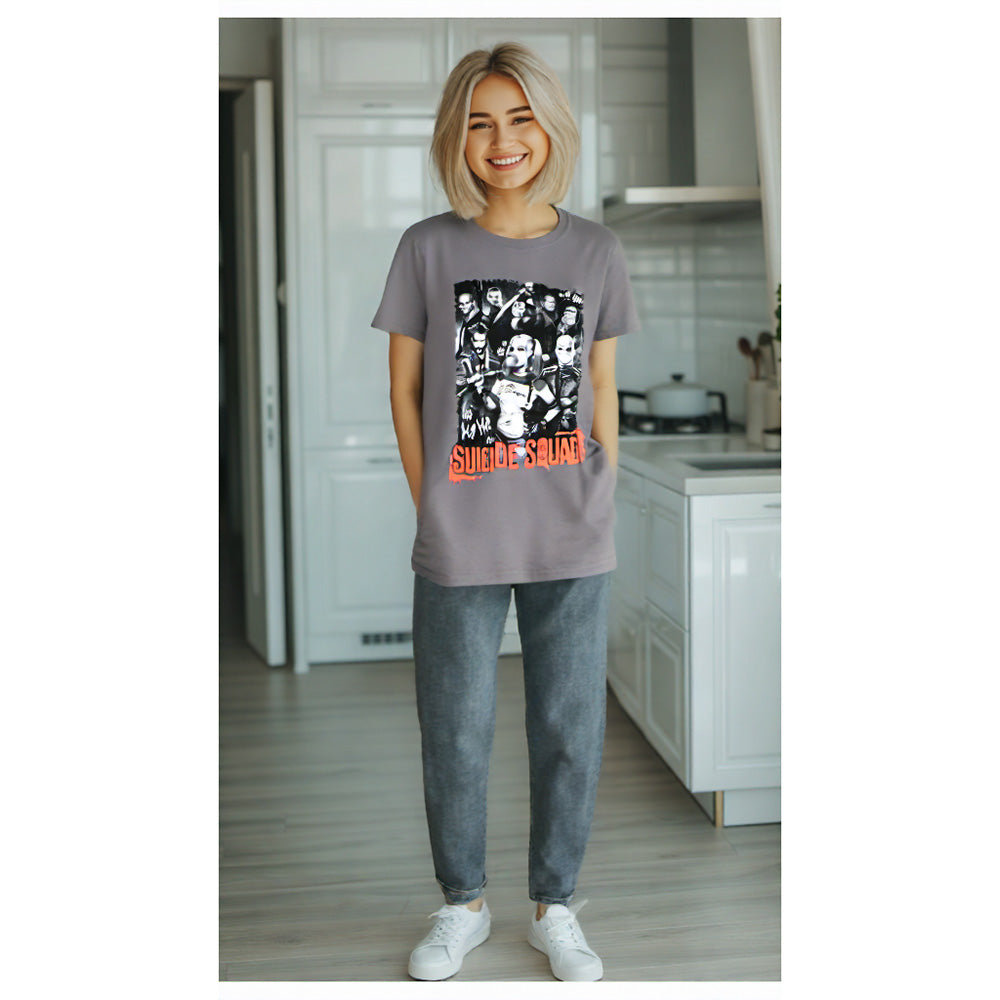 SUICIDE SQUAD スーサイドスクワッド (公開 10周年 ) - CLOSE UP FACE / Tシャツ / メンズ