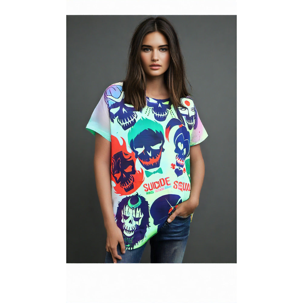 SUICIDE SQUAD スーサイドスクワッド (ジョーカー 生誕 80周年 ) - POSTER SUBLIMATION / Tシャツ / メンズ