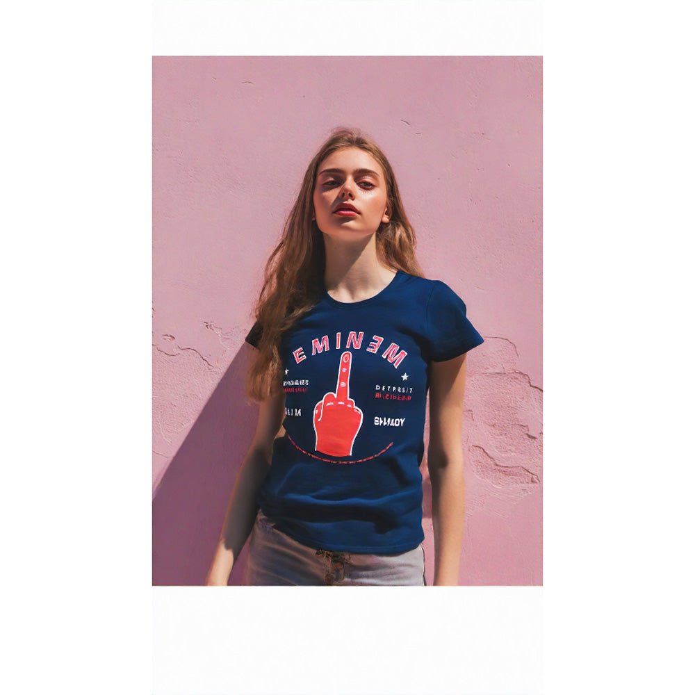 EMINEM エミネム - Detroit Finger / Tシャツ / レディース - PGS