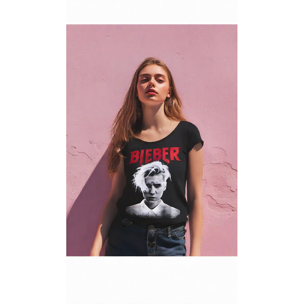 JUSTIN BIEBER ジャスティンビーバー - PURPOSE WORLD TOUR 2017 / Amplified( ブランド ) / レア / Tシャツ / レディース