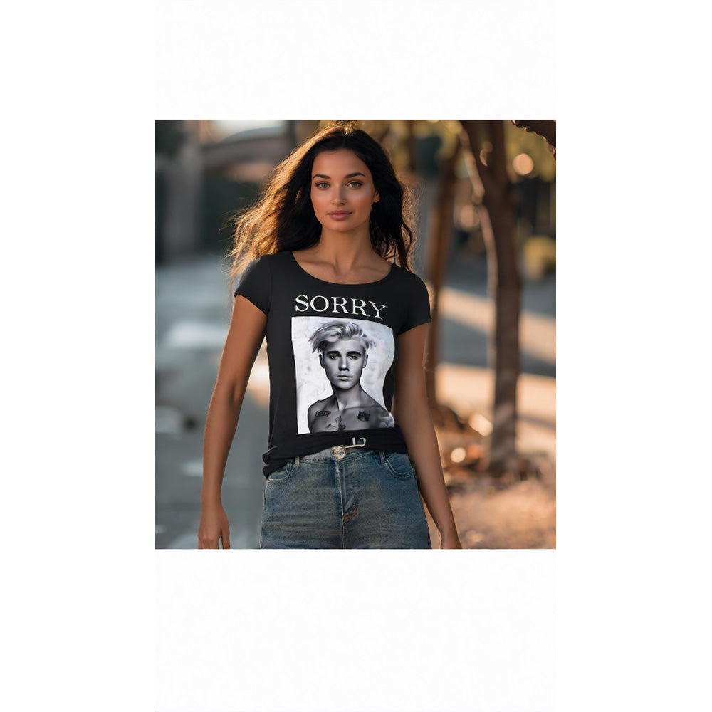 JUSTIN BIEBER - SORRY / Amplified (Brand) / Rare / T-shirt / Women's