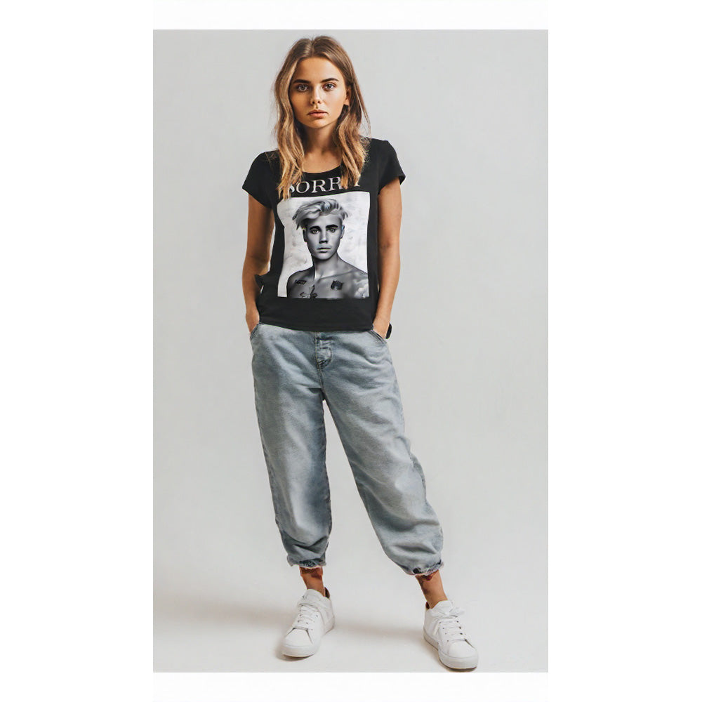 JUSTIN BIEBER ジャスティンビーバー - SORRY / Amplified( ブランド ) / レア / Tシャツ / レディース