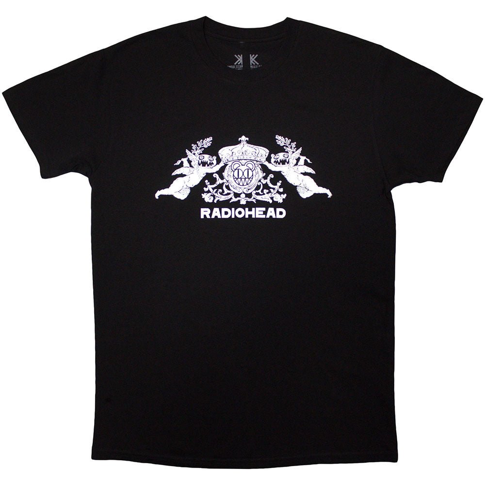 RADIOHEAD レディオヘッド - Bearhead Crest / オーガニックコットン / バックプリントあり / Tシャツ / メンズ - PGS