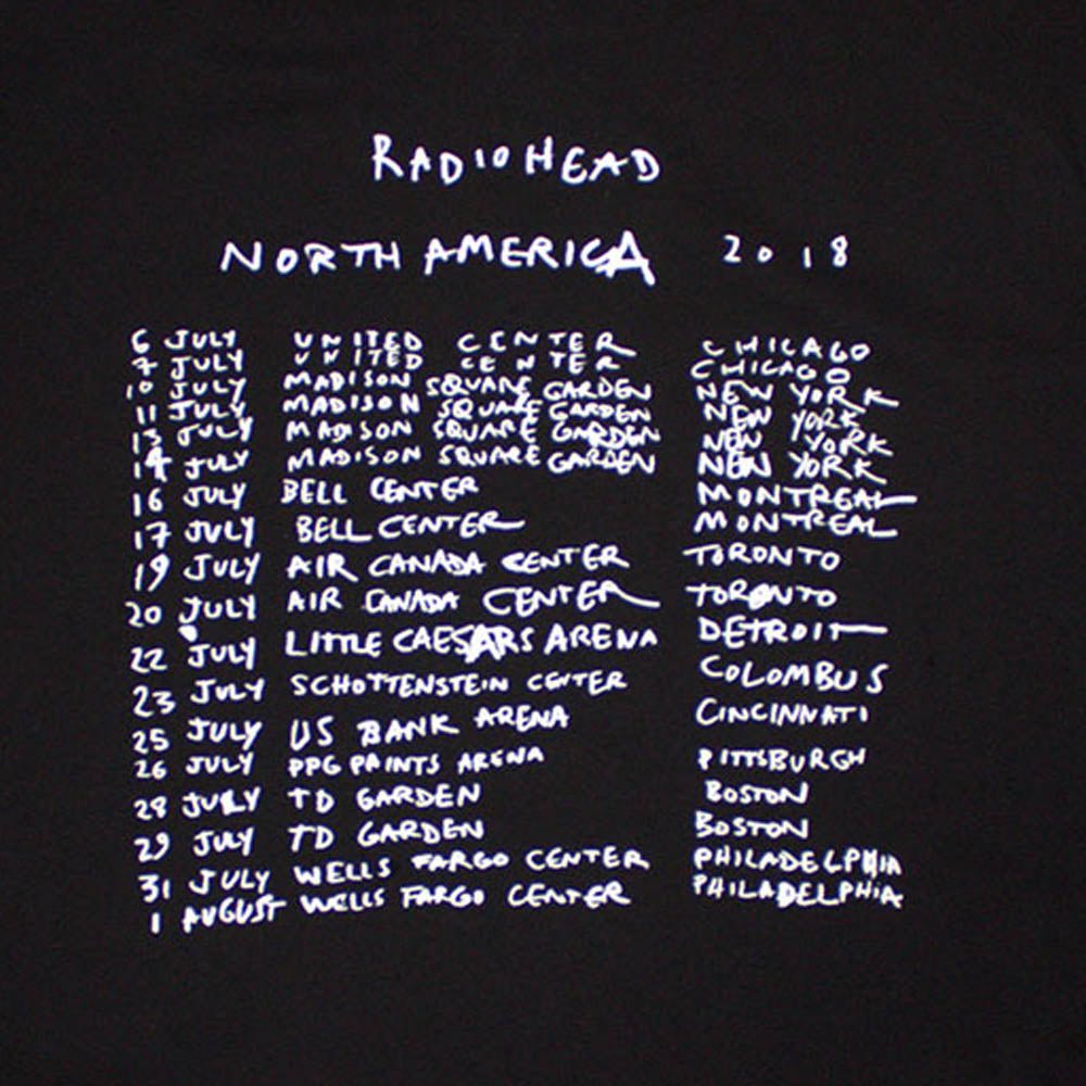 RADIOHEAD レディオヘッド - Bearhead Crest / オーガニックコットン / バックプリントあり / Tシャツ / メンズ - PGS