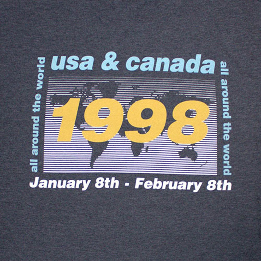 OASIS オアシス (10月 来日 記念 ) - 1998 World Tour - USA/Canada / バックプリントあり / Tシャツ / メンズ - PGS