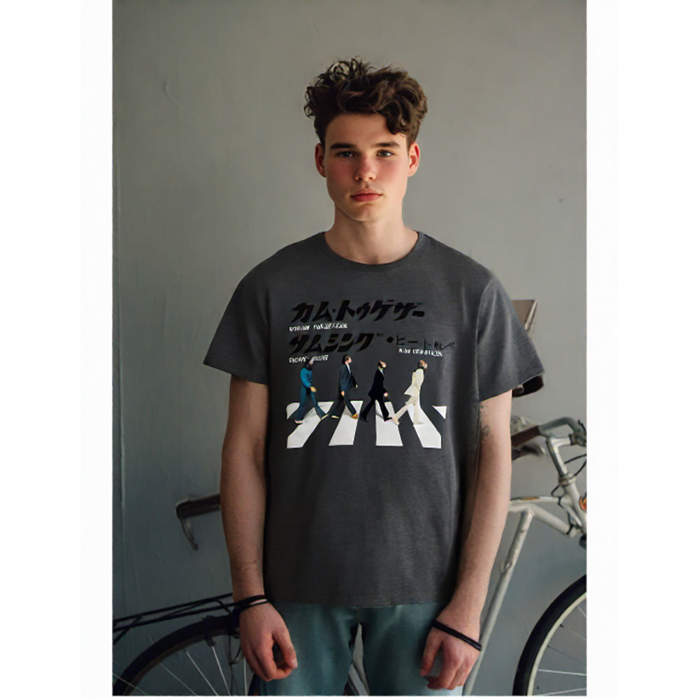 【予約商品】 THE BEATLES ビートルズ (来日 60周年 ) - Abbey Road Japanese / Tシャツ / メンズ
